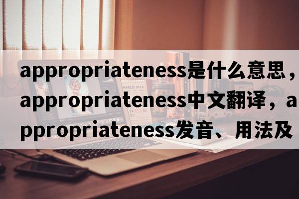 appropriateness是什么意思，appropriateness中文翻譯，appropriateness發(fā)音、用法及例句