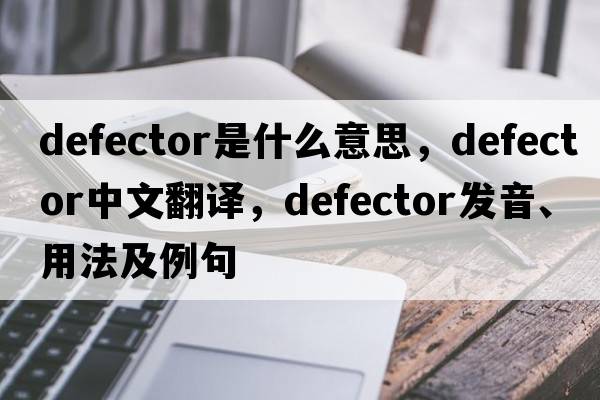 defector是什么意思，defector中文翻譯，defector發(fā)音、用法及例句