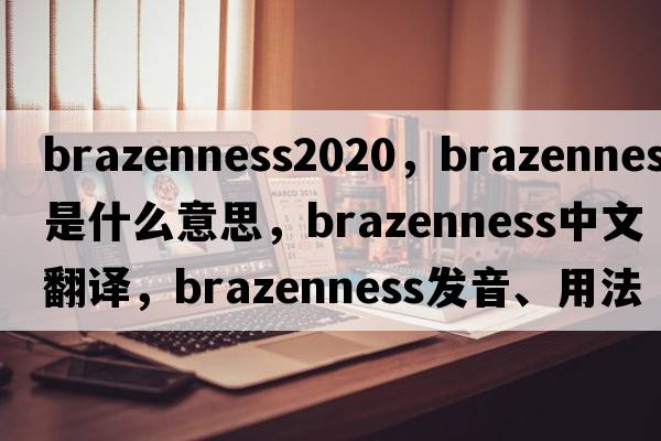 brazenness2020，brazenness是什么意思，brazenness中文翻譯，brazenness發(fā)音、用法及例句