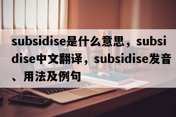 subsidise是什么意思，subsidise中文翻譯，subsidise發(fā)音、用法及例句