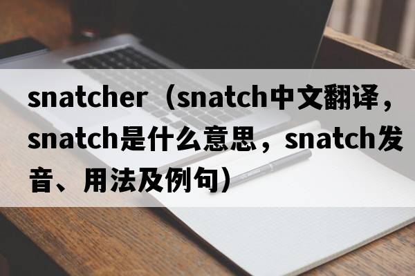 snatcher（snatch中文翻譯，snatch是什么意思，snatch發(fā)音、用法及例句）