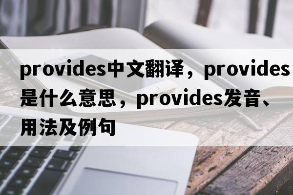 provides中文翻譯，provides是什么意思，provides發(fā)音、用法及例句