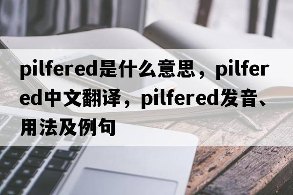 pilfered是什么意思，pilfered中文翻譯，pilfered發(fā)音、用法及例句
