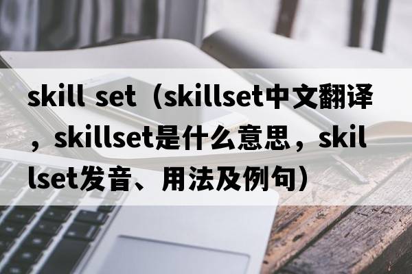 skill set（skillset中文翻譯，skillset是什么意思，skillset發(fā)音、用法及例句）